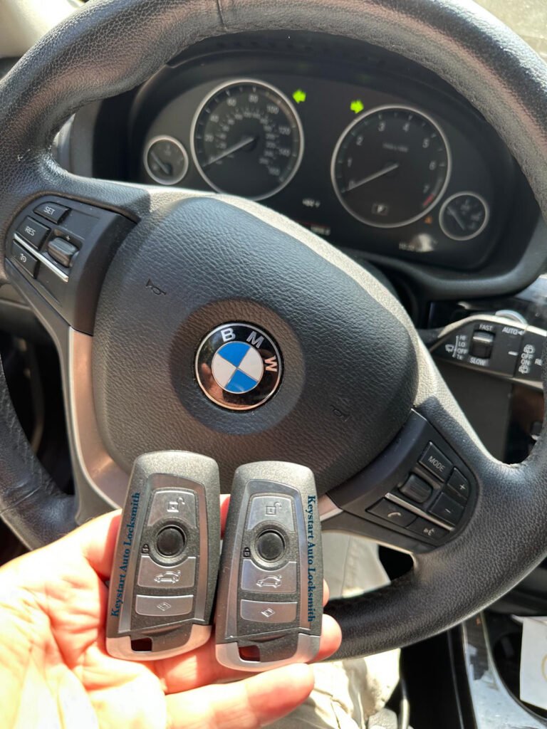 car locksmith is making a key fob replacement in Arleta, Los Angeles, CA