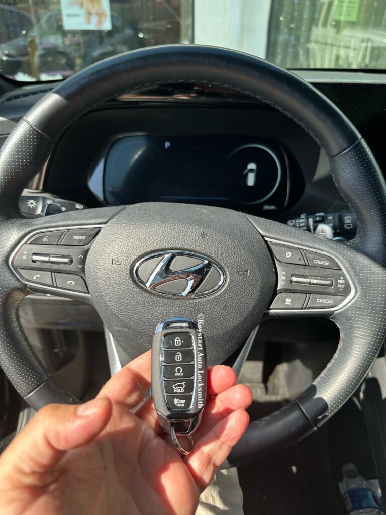 car locksmith is making a key fob replacement in Lake Balboa, Los Angeles, CA